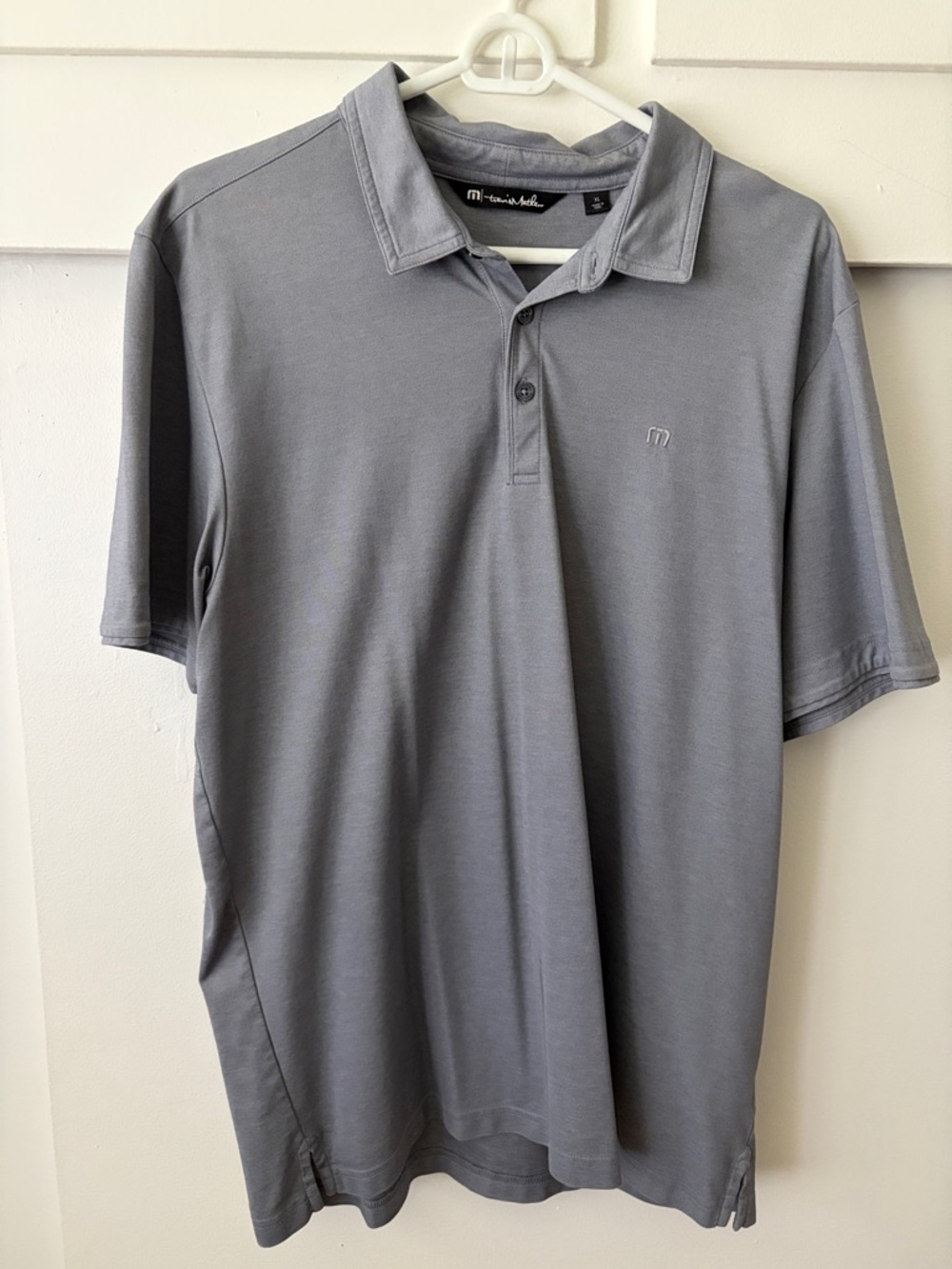 Travis Mathew Men's Slate Gray Polo Shirt